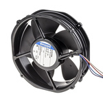 ebm-papst 2200 FTD Series Axial Fan, 24 V dc, DC Operation, 790m³/h, 41W, 200 x 50.8mm
