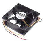 Sanyo Denki San Ace 9S Series Axial Fan, 24 V dc, DC Operation, 49.8m³/h, 1.44W, 60mA Max, 80 x 80 x 25mm