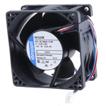 ebm-papst 8200 J Series Axial Fan, 12 V dc, DC Operation, 132m³/h, 10W, 80 x 80 x 38mm