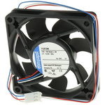 ebm-papst 700 F Series Axial Fan, 12 V dc, DC Operation, 36m³/h, 1.1W, 70 x 70 x 15mm