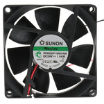 Sunon ME Series Axial Fan, 24 V dc, DC Operation, 61.2m³/h, 1.54W, 64mA Max, 80 x 80 x 20mm