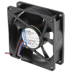 ebm-papst 8400 N Series Axial Fan, 12 V dc, DC Operation, 58m³/h, 1.4W, 80 x 80 x 25mm