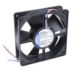 ebm-papst 4300 Series Axial Fan, 24 V dc, DC Operation, 170m³/h, 5W, IP68, 119 x 119 x 32mm