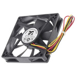 ARX CeraDyna Series Axial Fan, 12 V dc, DC Operation, 61m³/h, 2.52W, 210mA Max, 80 x 80 x 15mm