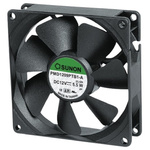 Sunon PMD Series Axial Fan, 12 V dc, DC Operation, 289m³/h, 14.4W, 1.2A Max, 120 x 120 x 38mm