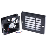 ebm-papst 3400 N Series Axial Fan Kit, 24 V dc, DC Operation, 102m³/h, 2.7W, 92 x 92 x 25mm