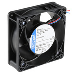 ebm-papst DV 4100 Series Axial Fan, 24 V dc, DC Operation, 280m³/h, 20.5W, 119 x 119 x 38mm