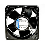 ebm-papst 4000 Z Series Axial Fan, 230 V ac, AC Operation, 160m³/h, 19W, 119 x 119 x 38mm