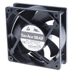 Sanyo Denki San Ace 9AD Series Axial Fan, 100 → 240 V ac, AC Operation, 180m³/h, 4.4W, 80mA Max, 120 x 120 x 38mm