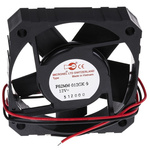 Micronel F62MM-9 Series Axial Fan, 12 V dc, DC Operation, 22m³/h, 1.08W, 90mA Max, 62 x 62 x 15mm