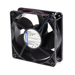 ebm-papst 4400 Series Axial Fan, 24 V dc, DC Operation, 205m³/h, 5.2W, 119 x 119 x 38mm