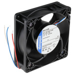 ebm-papst DV 4100 Series Axial Fan, 24 V dc, DC Operation, 280m³/h, 20.5W, 119 x 119 x 38mm