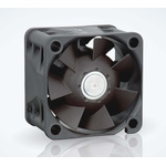 ebm-papst 420 J Series Axial Fan, 24 V dc, DC Operation, 38m³/h, 6.9W, IP20, 40 x 40 x 28mm