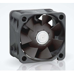 ebm-papst 420 J Series Axial Fan, 24 V dc, DC Operation, 31m³/h, 4.3W, IP20, 40 x 40 x 28mm