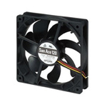 Sanyo Denki San Ace 9S Series Axial Fan, 24 V dc, DC Operation, 100m³/h, 1.44W, 60mA Max, 119 x 119 x 25mm