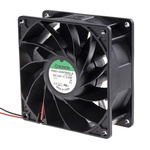 Sunon PMD Series Axial Fan, 12 V dc, DC Operation, 155.9m³/h, 5.6W, 470mA Max, 92 x 92 x 38mm