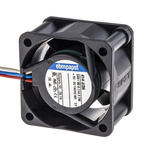 ebm-papst 400 Series Axial Fan, 24 V dc, DC Operation, 22m³/h, 3W, 40 x 40 x 25mm