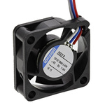 ebm-papst 250 Series Axial Fan, 12 V dc, DC Operation, 3.4m³/h, 500mW, 25 x 25 x 8mm