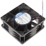 ebm-papst 3200 J - S-Force Series Axial Fan, 12 V dc, DC Operation, 237m³/h, 31W, 92 x 92 x 38mm
