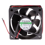 Sunon M Series Axial Fan, 12 V dc, DC Operation, 27cfm, 1.56W, 130mA Max, 60 x 60 x 25mm