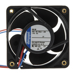 ebm-papst 620 Series Axial Fan, 24 V dc, DC Operation, 30m³/h, 1.5W, 60 x 60 x 25mm