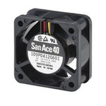 Sanyo Denki 109P Series Axial Fan, 5 V dc, DC Operation, 13.6m³/h, 1.6W, 320mA Max, 40 x 40 x 20mm