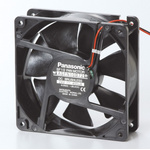 Panasonic ASFN Series Axial Fan, 12 V dc, DC Operation, 2.27m³/min, 4.2W, 350mA Max, 119 x 119 x 38mm