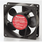 Panasonic ASEN Series Axial Fan, 230 V ac, AC Operation, 2.9m³/min, 15W, 120mA Max, 120 x 120 x 38mm