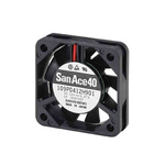 Sanyo Denki 109P Series Axial Fan, 5 V dc, DC Operation, 5.3cfm, 800mW, 160mA Max, 40 x 40 x 10mm