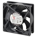 Omron R89F Series Axial Fan, 100 → 240 V ac, AC Operation, 3m³/min, 4.4W, 80mA Max, 120 x 120 x 38mm