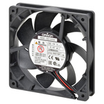 Omron R89F Series Axial Fan, 24 V dc, DC Operation, 1.24m³/min, 1.92W, 80mA Max, 92 x 92 x 25mm