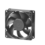 Sunon Axial Fan, 12 V dc, DC Operation, 23.9cfm, 480mW, 48mA Max, IP20, 80 x 80 x 25mm