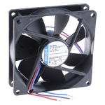 ebm-papst 3400 N Series Axial Fan, 12 V dc, DC Operation, 72m³/h, 2W, 166mA Max, 92 x 92 x 25mm