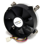 StarTech.com Axial Fan, 12 V dc, dc Operation, 65.61cfm, 350mA Max, 3.7 x 3.7 x 2.2in