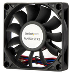 StarTech.com Axial Fan, 12 V dc, dc Operation, 29.58cfm, 3.12W, 26mA Max, 2.8 x 2.8 x 0.6in