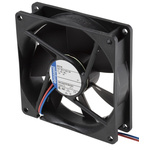 ebm-papst 3400 N Series Axial Fan, 12 V dc, DC Operation, 84m³/h, 2.2W, 180mA Max, 92 x 92 x 25mm