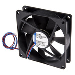 ebm-papst 3400 N Series Axial Fan, 12 V dc, DC Operation, 94m³/h, 2.5W, 208mA Max, 92 x 92 x 25mm