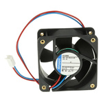 ebm-papst 600 N Series Axial Fan, 24 V dc, DC Operation, 33m³/h, 3.8W, 60 x 60 x 25mm