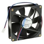 ebm-papst 3400 N Series Axial Fan, 12 V dc, DC Operation, 84m³/h, 2.2W, 92 x 92 x 25mm