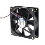 ebm-papst 3400 N Series Axial Fan, 24 V dc, DC Operation, 102m³/h, 3.2W, 92 x 92 x 25mm