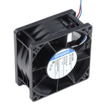 ebm-papst 8200 J Series Axial Fan, 12 V dc, DC Operation, 190m³/h, 26W, 80 x 80 x 38mm