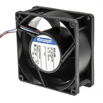 ebm-papst 3200 J - S-Force Series Axial Fan, 12 V dc, DC Operation, 146m³/h, 9W, 92 x 92 x 38mm