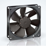 ebm-papst 3400 N Series Axial Fan, 12 V dc, DC Operation, 61m³/h, 1.1W, IP20, 92 x 92 x 25mm