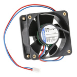 ebm-papst 600 N Series Axial Fan, 12 V dc, DC Operation, 35m³/h, 1.2W, 60 x 60 x 25mm
