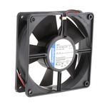 ebm-papst 4300 Series Axial Fan, 12 V dc, DC Operation, 204m³/h, 9.4W, 119 x 119 x 32mm