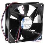 ebm-papst 3400 N Series Axial Fan, 12 V dc, DC Operation, 61m³/h, 800mW, 92 x 92 x 25mm