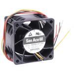 Sanyo Denki San Ace 9GA Series Axial Fan, 12 V dc, DC Operation, 105m³/h, 18W, 1.5A Max, 60 x 60 x 38mm