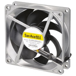 Sanyo Denki San Ace 9LG Series Axial Fan, 12 V dc, DC Operation, 101m³/h, 2.64W, 220mA Max, 92 x 92 x 25mm