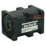 Sanyo Denki San Ace 9CRA Series Axial Fan, 12 V dc, DC Operation, 54m³/h, 16.8W, 1.4A Max, 40 x 40 x 56mm