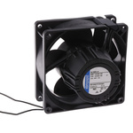 ebm-papst AC 3200 J Series Axial Fan, 85 → 265 V ac, AC Operation, 144m³/h, 12W, 92 x 92 x 38mm